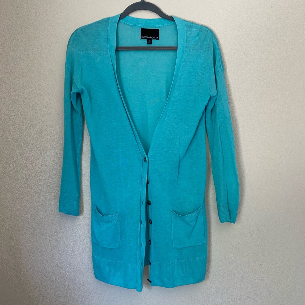 Light Turquoise Cardigan 🤍💙